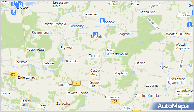 mapa Bleszyn, Bleszyn na mapie Targeo