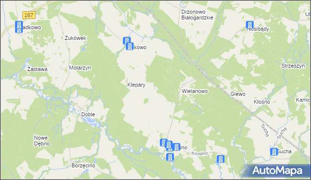 mapa Boleszkowice gmina Grzmiąca, Boleszkowice gmina Grzmiąca na mapie Targeo
