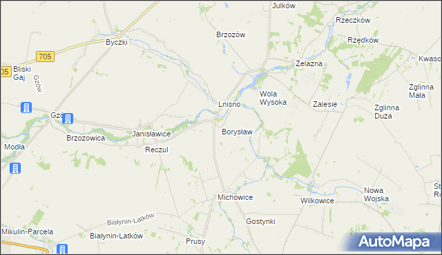 mapa Borysław, Borysław na mapie Targeo