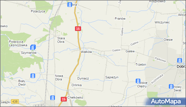 mapa Borzęcice, Borzęcice na mapie Targeo