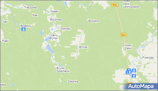 mapa Bryńsk, Bryńsk na mapie Targeo