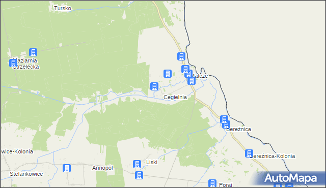 mapa Cegielnia gmina Horodło, Cegielnia gmina Horodło na mapie Targeo