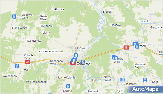 mapa Ceteń, Ceteń na mapie Targeo