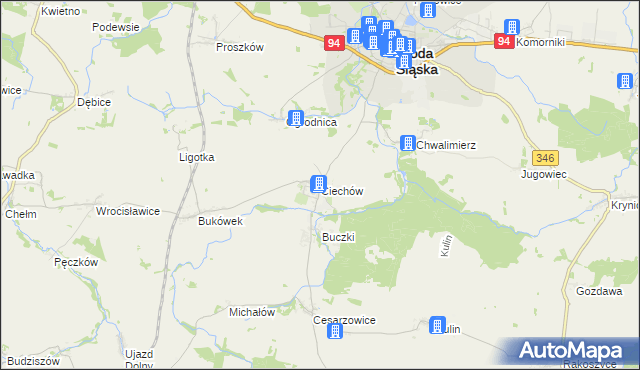 mapa Ciechów, Ciechów na mapie Targeo