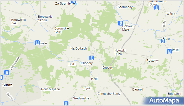 mapa Czaczki Wielkie, Czaczki Wielkie na mapie Targeo