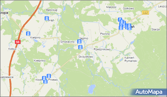 mapa Czartkowo, Czartkowo na mapie Targeo