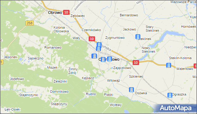 mapa Czernikowo, Czernikowo na mapie Targeo