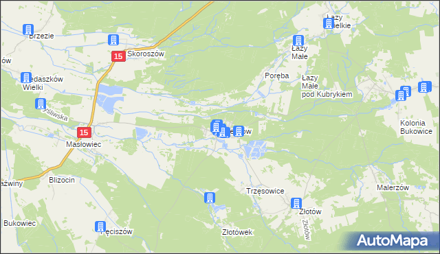 mapa Czeszów, Czeszów na mapie Targeo