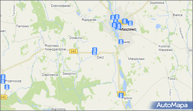 mapa Darż, Darż na mapie Targeo