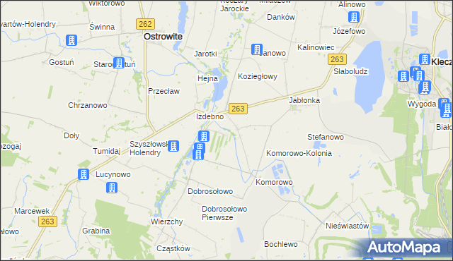 mapa Dobrosołowo Trzecie, Dobrosołowo Trzecie na mapie Targeo