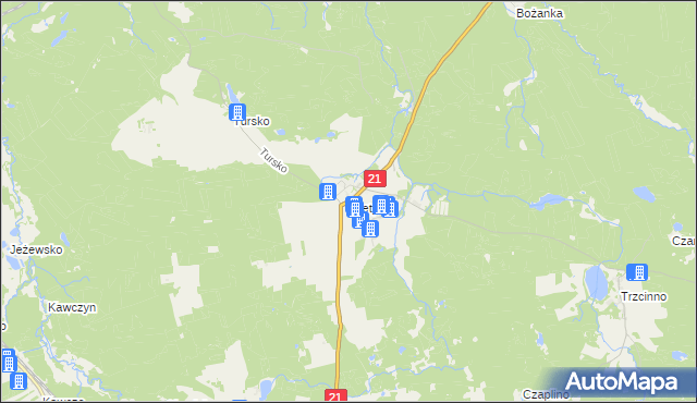 mapa Dretyń, Dretyń na mapie Targeo
