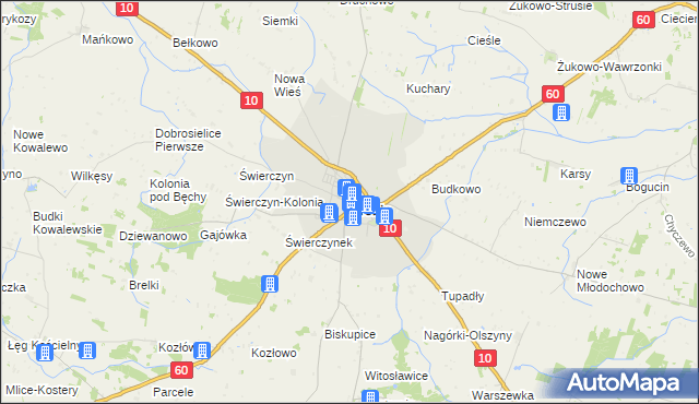 mapa Drobin, Drobin na mapie Targeo