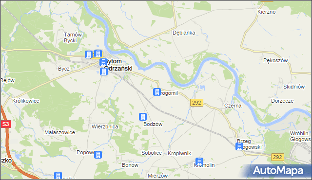 mapa Drogomil, Drogomil na mapie Targeo