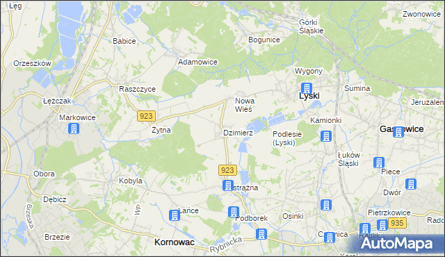 mapa Dzimierz, Dzimierz na mapie Targeo