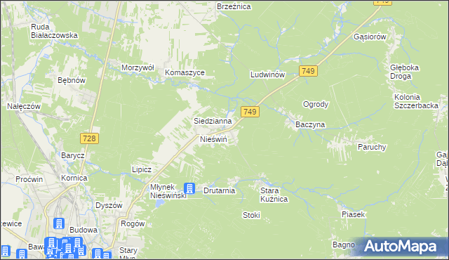 mapa Fidor, Fidor na mapie Targeo