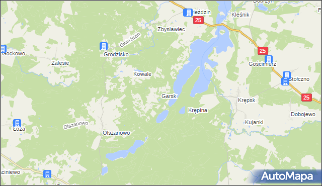 mapa Garsk, Garsk na mapie Targeo
