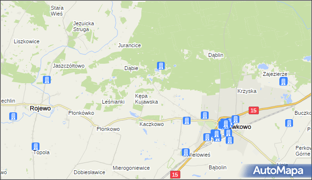 mapa Godzięba, Godzięba na mapie Targeo