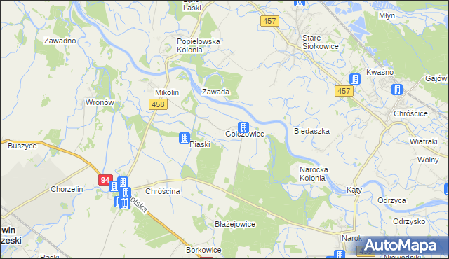 mapa Golczowice gmina Lewin Brzeski, Golczowice gmina Lewin Brzeski na mapie Targeo