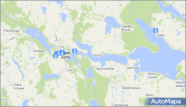 mapa Gorło, Gorło na mapie Targeo