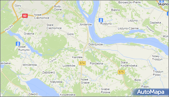 mapa Góry Małe, Góry Małe na mapie Targeo