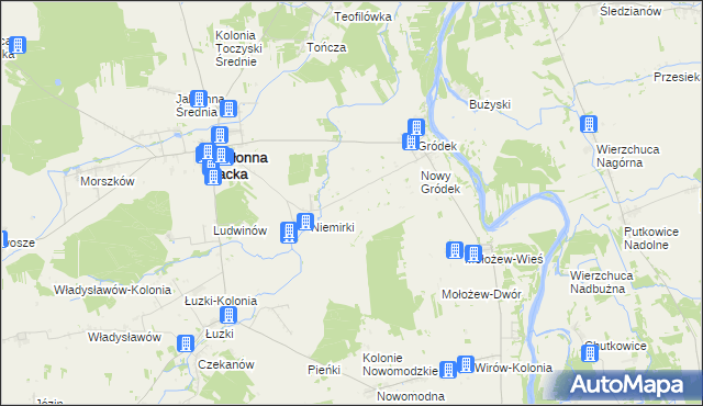 mapa Gródek-Dwór, Gródek-Dwór na mapie Targeo
