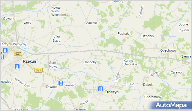 mapa Grucele, Grucele na mapie Targeo