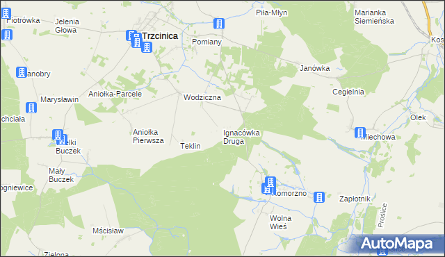 mapa Ignacówka Druga, Ignacówka Druga na mapie Targeo