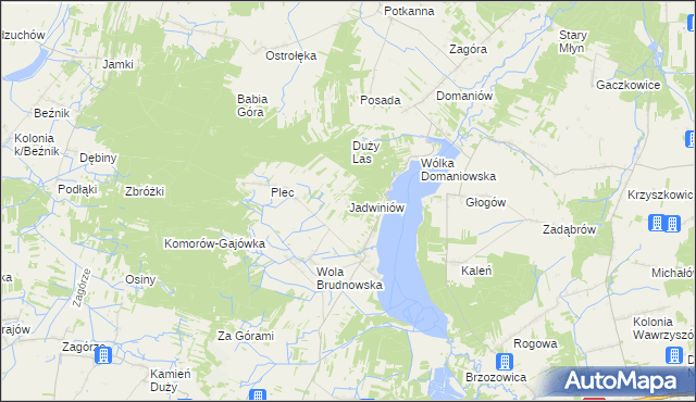 mapa Jadwiniów, Jadwiniów na mapie Targeo