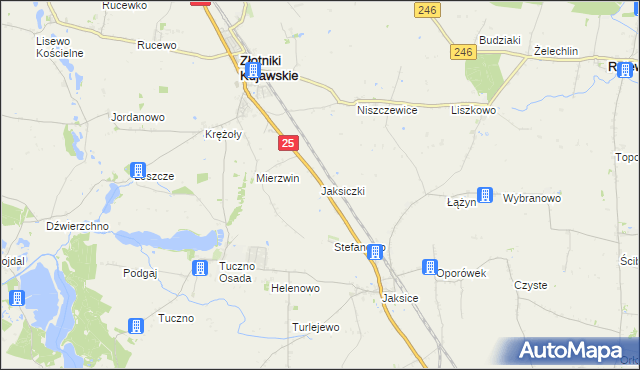 mapa Jaksiczki, Jaksiczki na mapie Targeo