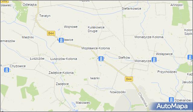 mapa Janki gmina Hrubieszów, Janki gmina Hrubieszów na mapie Targeo
