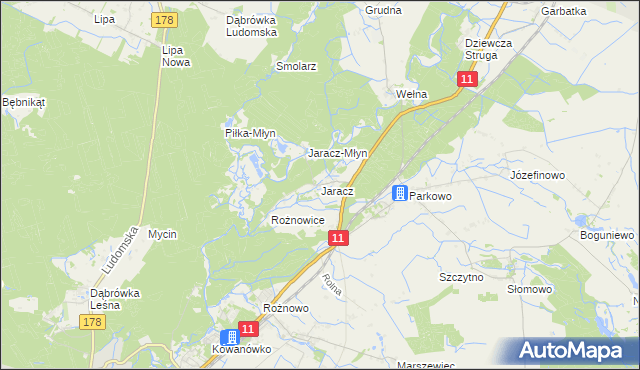 mapa Jaracz, Jaracz na mapie Targeo
