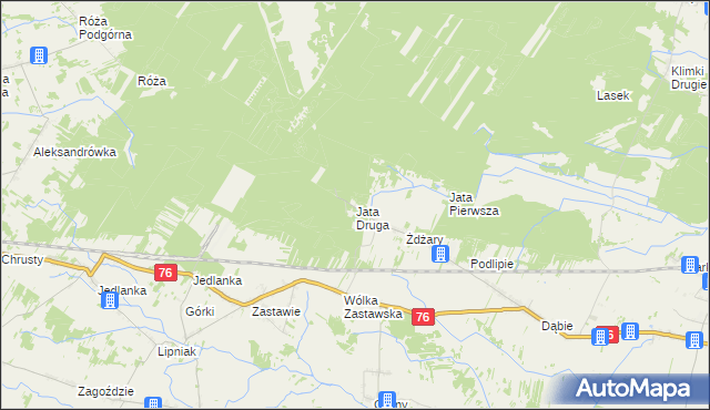 mapa Jata Druga, Jata Druga na mapie Targeo