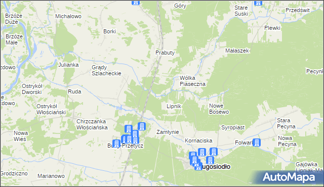 mapa Kabat, Kabat na mapie Targeo