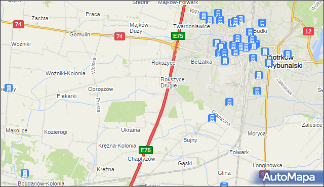 mapa Kargał-Las, Kargał-Las na mapie Targeo