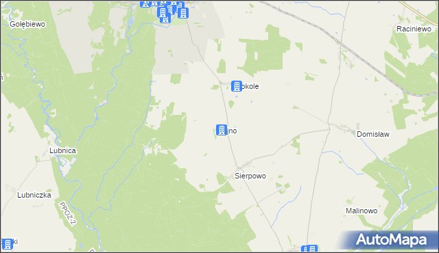 mapa Kijno, Kijno na mapie Targeo