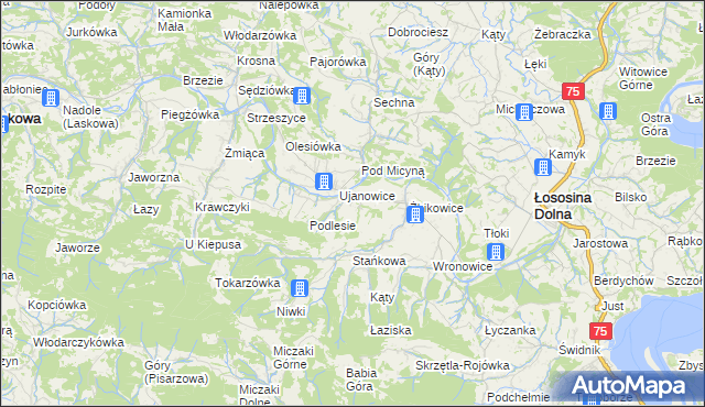 mapa Kobyłczyna, Kobyłczyna na mapie Targeo