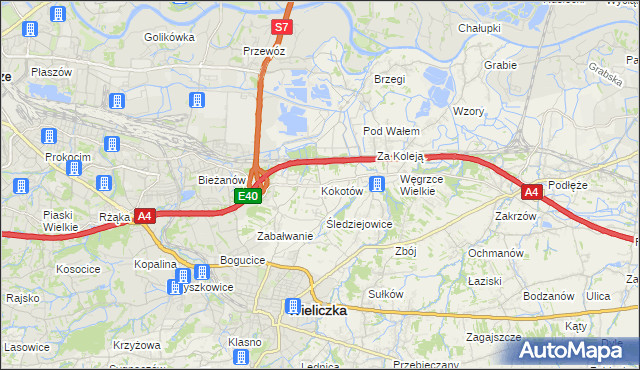 mapa Kokotów, Kokotów na mapie Targeo