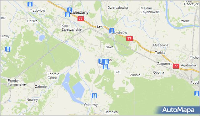 mapa Kotowa Wola, Kotowa Wola na mapie Targeo