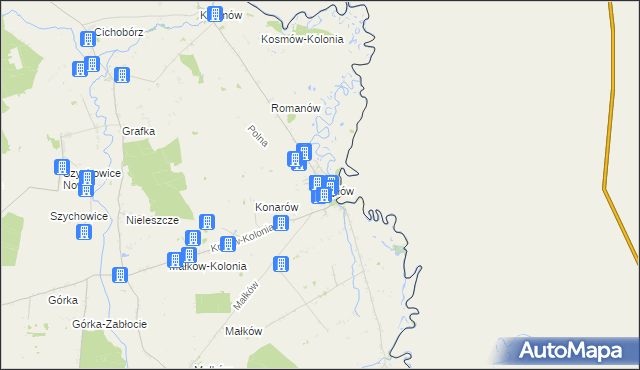 mapa Kryłów, Kryłów na mapie Targeo