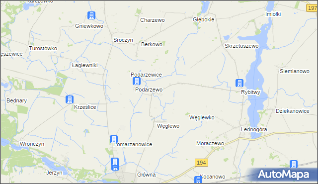 mapa Latalice, Latalice na mapie Targeo