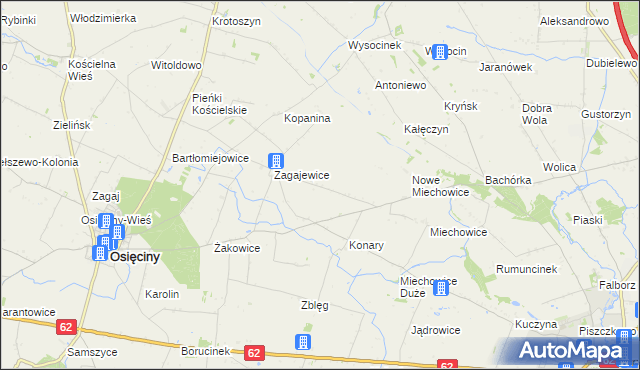 mapa Lekarzewice, Lekarzewice na mapie Targeo