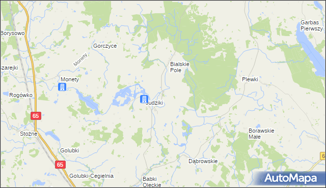mapa Lenarty, Lenarty na mapie Targeo