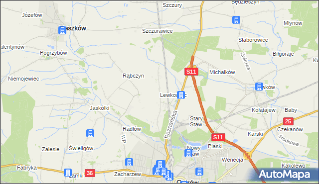 mapa Lewkowiec, Lewkowiec na mapie Targeo