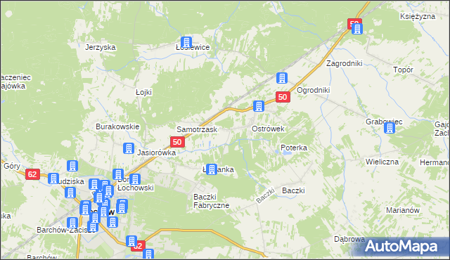 mapa Łojew, Łojew na mapie Targeo