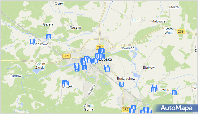 mapa Lubsko, Lubsko na mapie Targeo