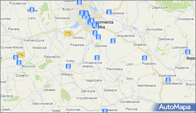 mapa Łyczaków, Łyczaków na mapie Targeo