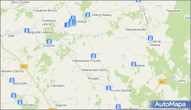 mapa Makarki, Makarki na mapie Targeo