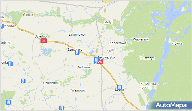 mapa Mąkowarsko, Mąkowarsko na mapie Targeo