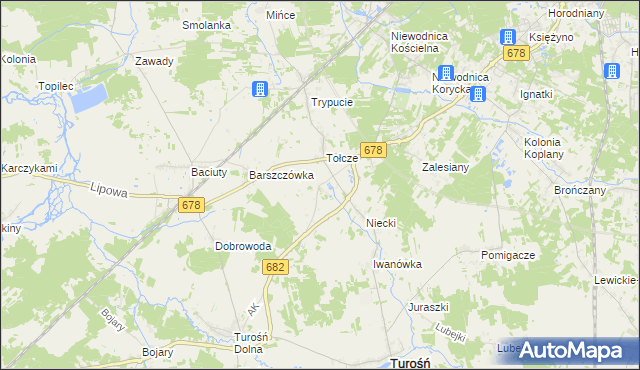 mapa Markowszczyzna, Markowszczyzna na mapie Targeo