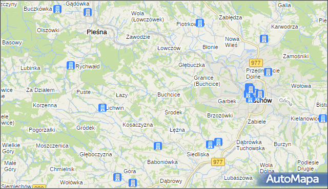 mapa Meszna Opacka, Meszna Opacka na mapie Targeo